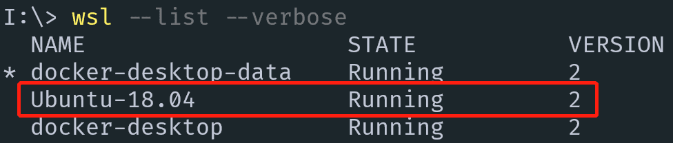 Linux发行版的WSL版本号